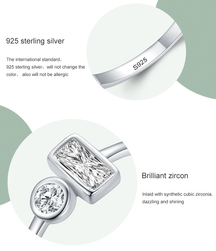 Women's Simple Design S925 Silver Ring - Kaldas Online Shopping