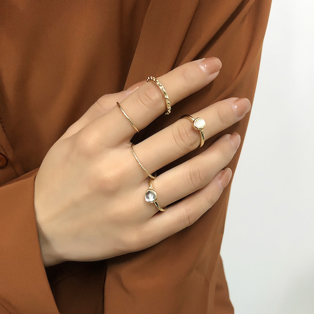 Colorful Stone Rings - Kaldas Online Shopping