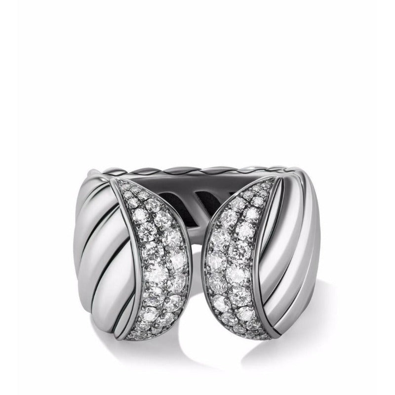 925 Sterling Silver Double-headed Snake Ring