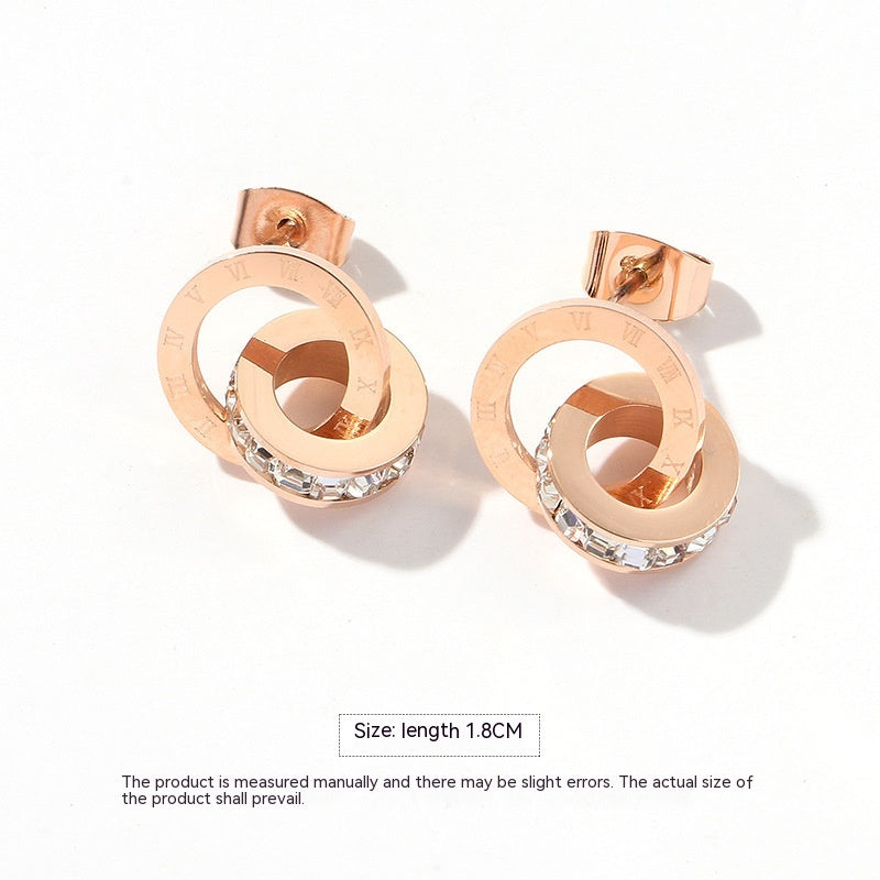 Feminine Titanium Earrings
