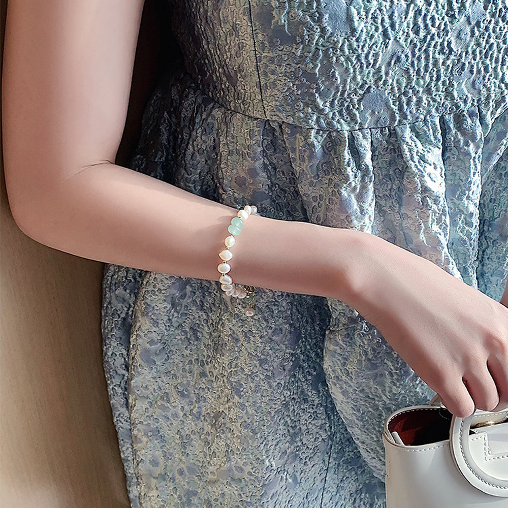 Freshwater Pearl Adjustable Bracelet - Kaldas Online Shopping