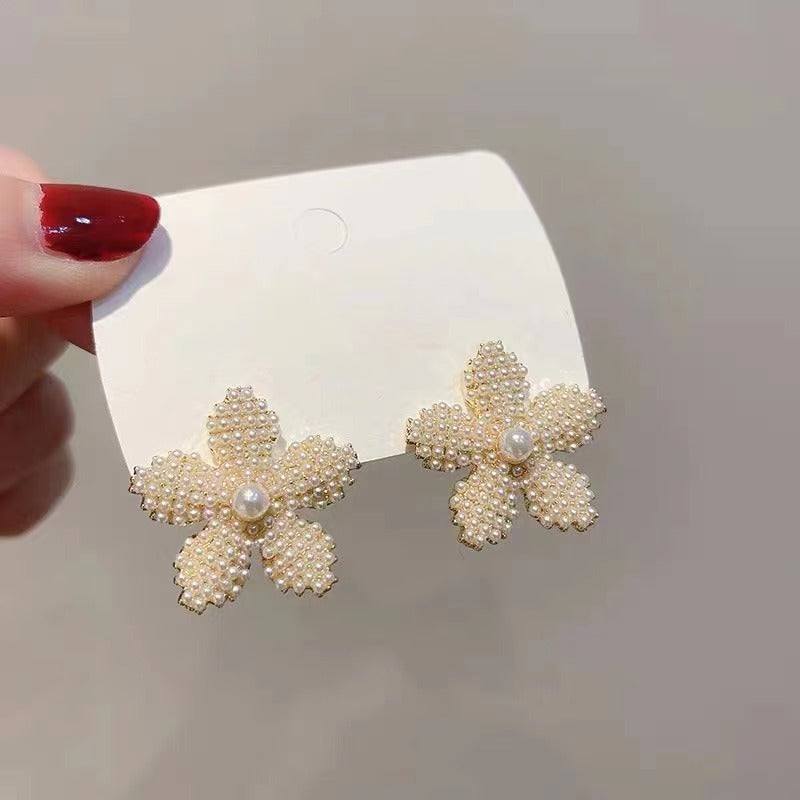 Pineapple Starfish Pearl Earrings - Kaldas Online Shopping
