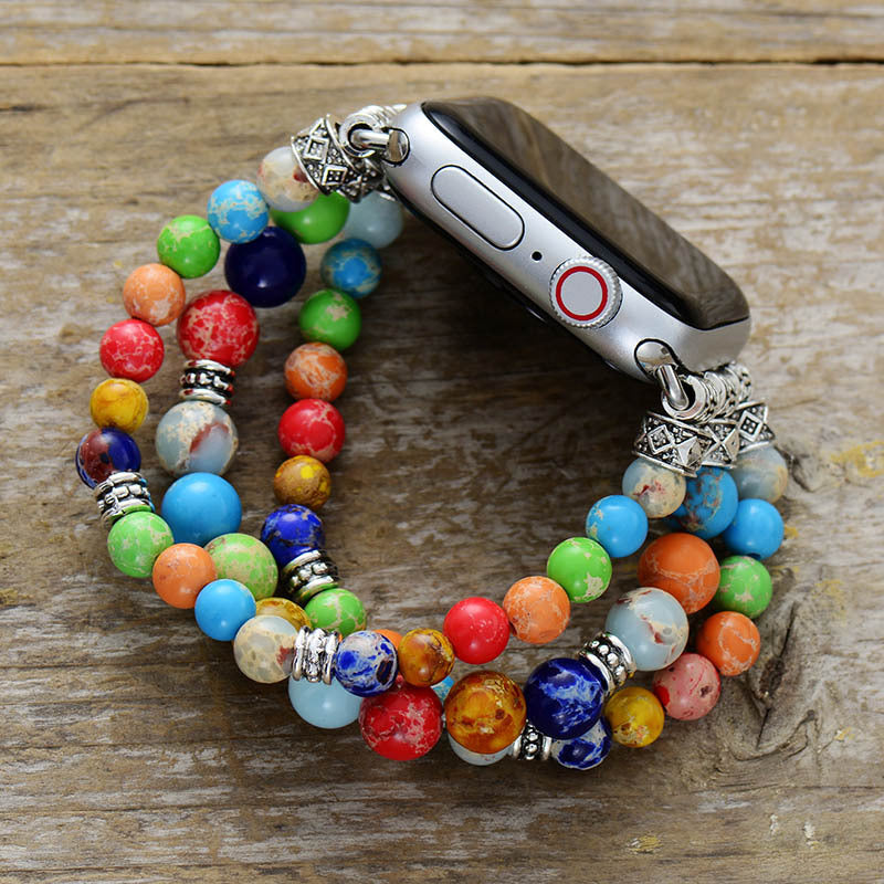 7-color Handmade Stretch Smart Watch Band - Kaldas Online Shopping