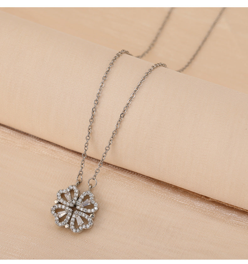 Four-leaf Clover Necklace - Kaldas Online Shopping