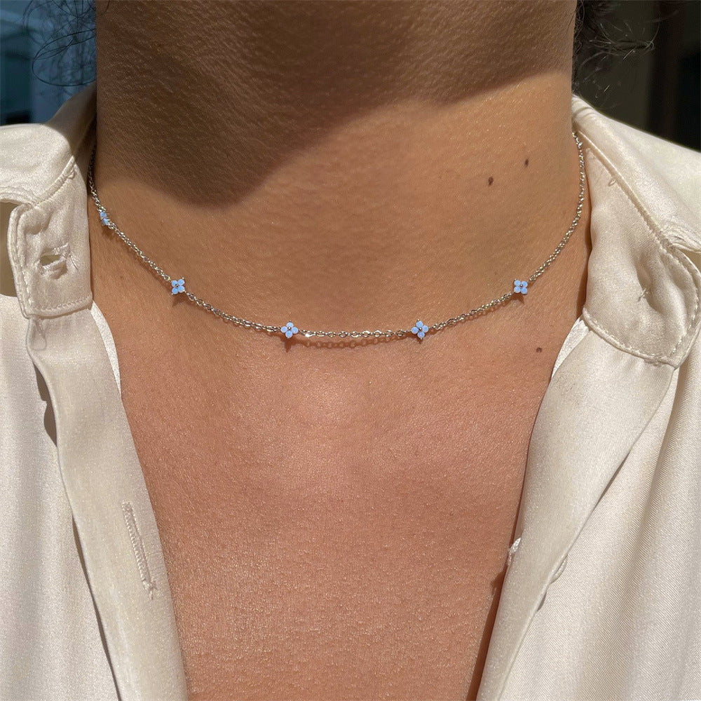 Little Flowers Necklace - Kaldas Online Shopping