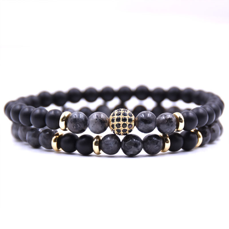 Natural Stone Micro Zircon Bracelet - Kaldas Online Shopping