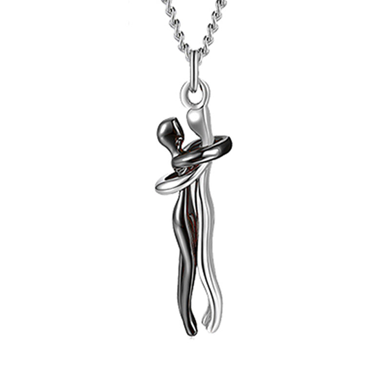 Couple Hug Necklace - Kaldas Online Shopping