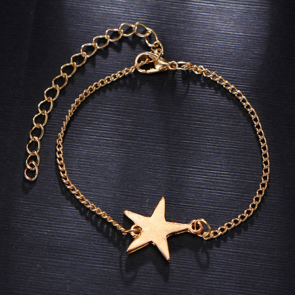 Simple Three-layer Anklets - Kaldas Online Shopping