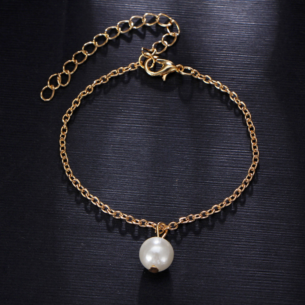 Simple Three-layer Anklets - Kaldas Online Shopping