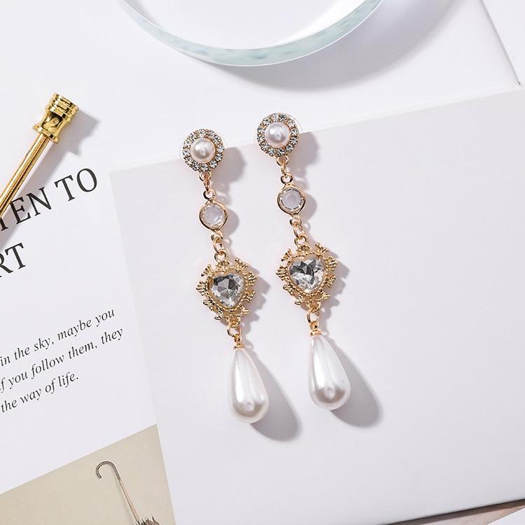 Gold Pearl Drop - Kaldas Online Shopping