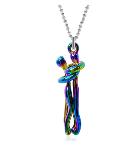 Couple Hug Necklace - Kaldas Online Shopping