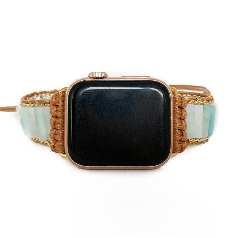 Natural Stone Hand Woven Watch Band - Kaldas Online Shopping