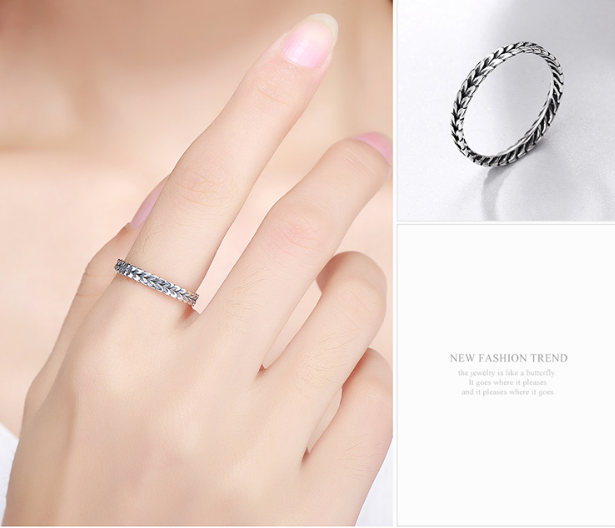 Wheat shape Ring - Kaldas Online Shopping