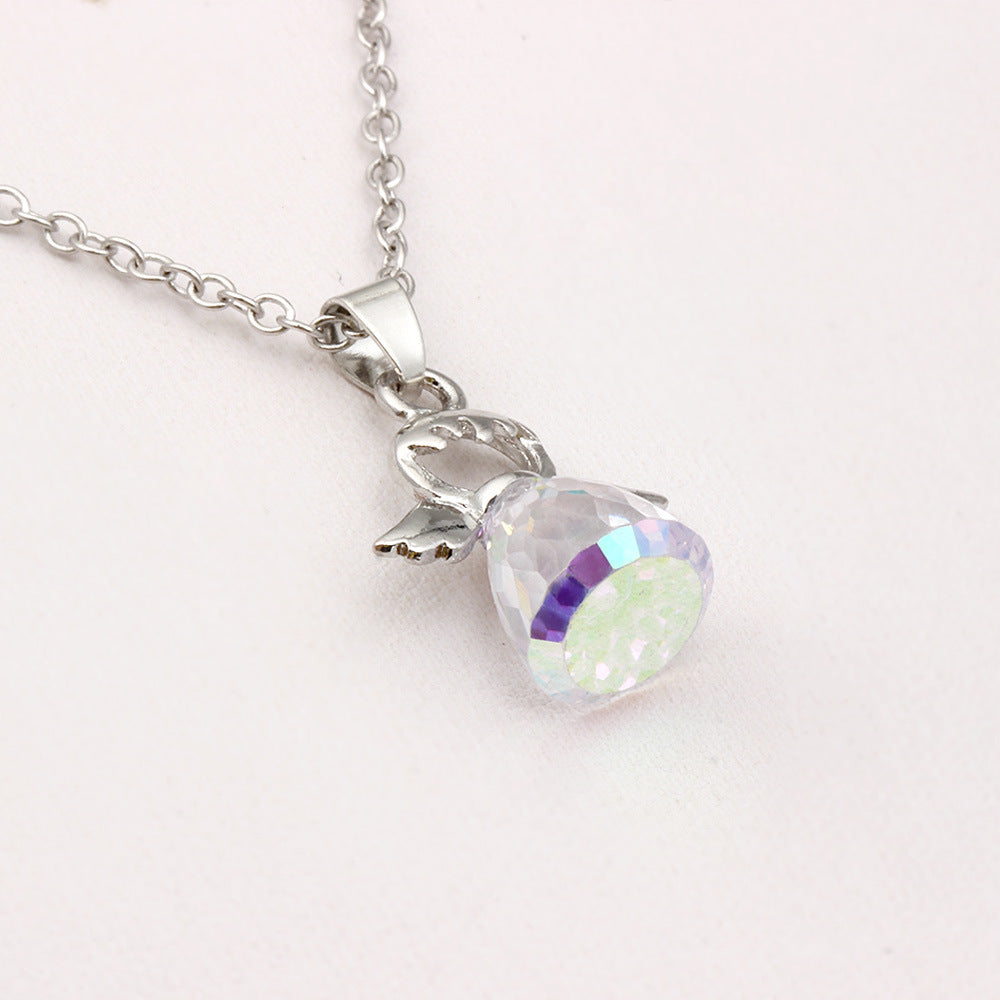 Crystal Little Angel Women's Necklace - Kaldas Online Shopping