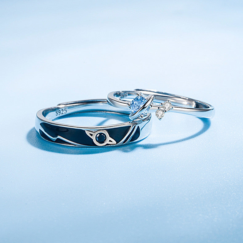 Dream Planet Couple Rings - Kaldas Online Shopping