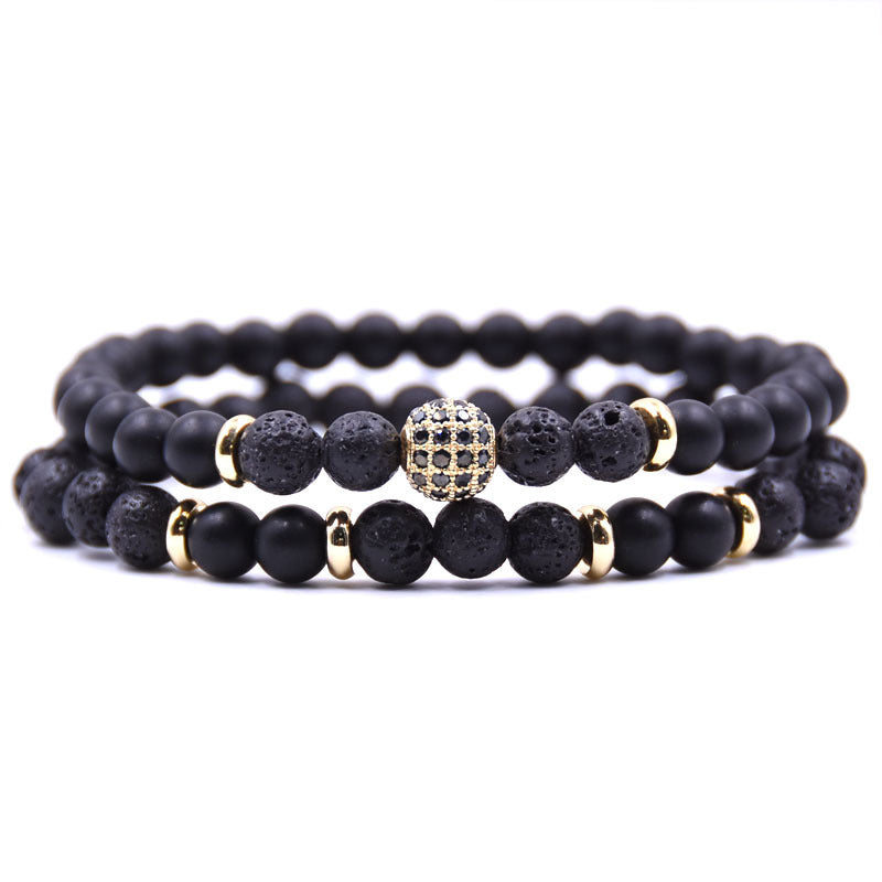Natural Stone Micro Zircon Bracelet - Kaldas Online Shopping