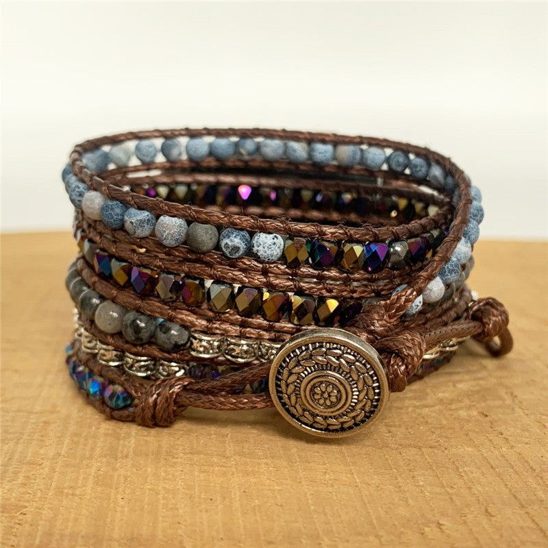 Agate Woven Bohemian Watch Band - Kaldas Online Shopping