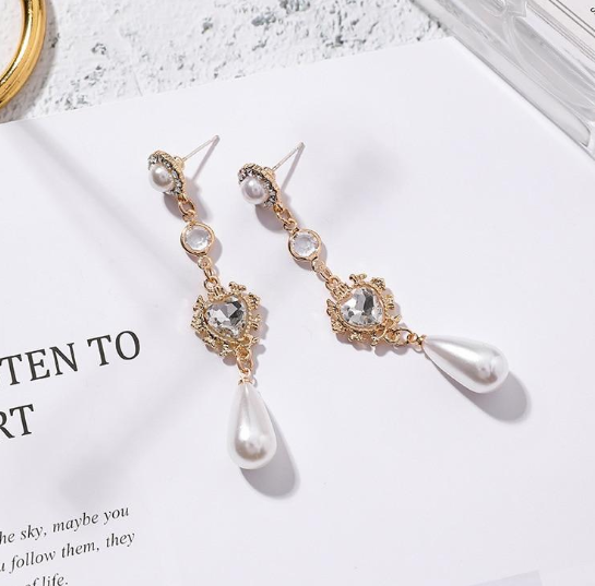 Gold Pearl Drop - Kaldas Online Shopping