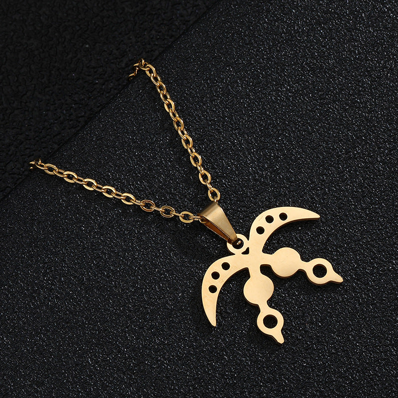 Fashion Women's Stainless Steel Necklace - Kaldas Online Shopping
