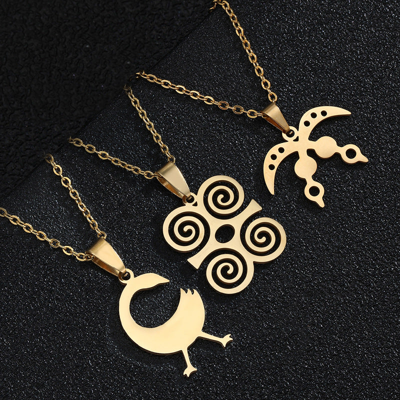 Fashion Women's Stainless Steel Necklace - Kaldas Online Shopping