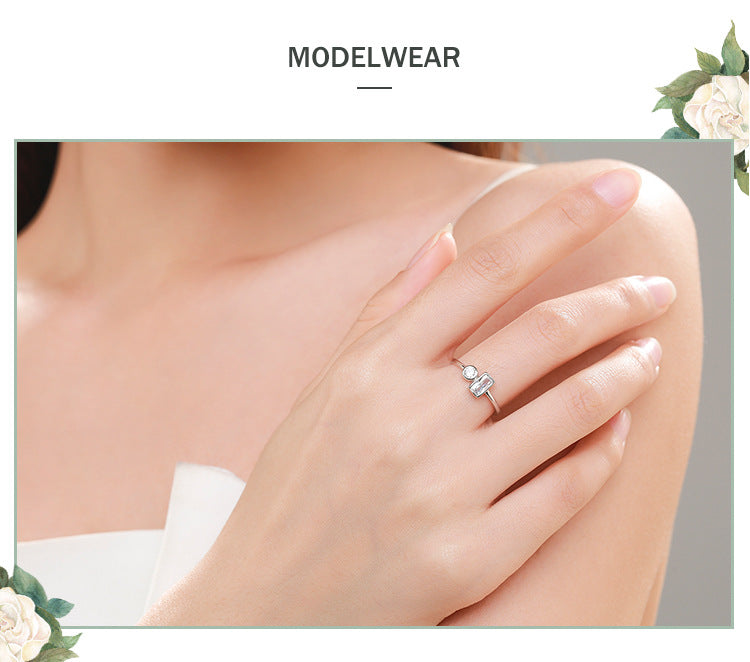 Women's Simple Design S925 Silver Ring - Kaldas Online Shopping