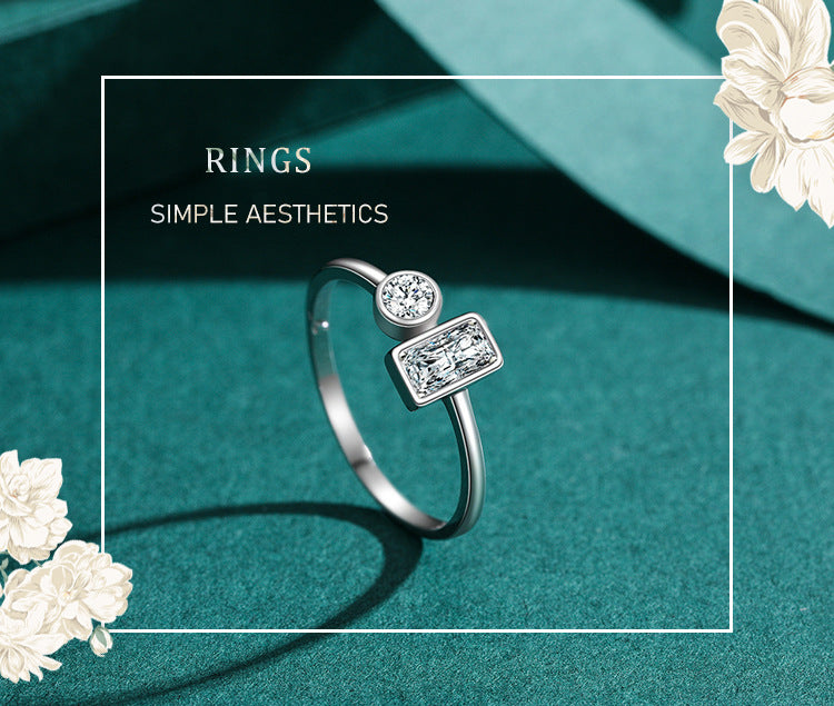 Women's Simple Design S925 Silver Ring - Kaldas Online Shopping