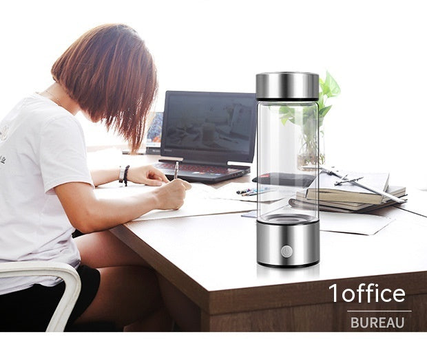 Electric Hydrogen Water Bottle: Rechargeable Portable Antioxidant Generator