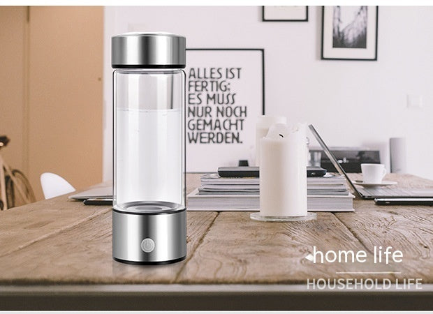 Electric Hydrogen Water Bottle: Rechargeable Portable Antioxidant Generator