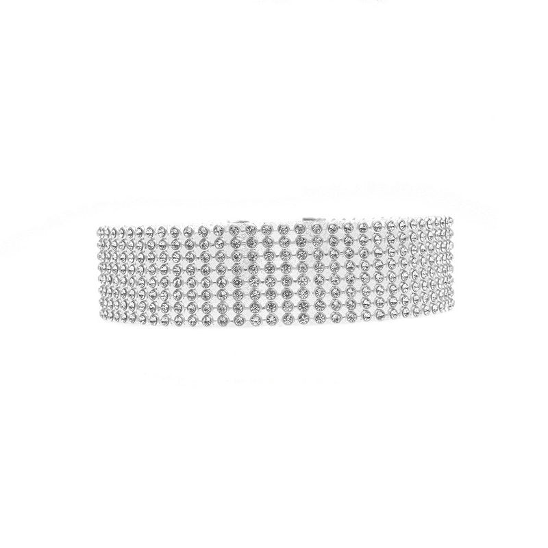 Full Crystal Rhinestone Necklace - Kaldas Online Shopping