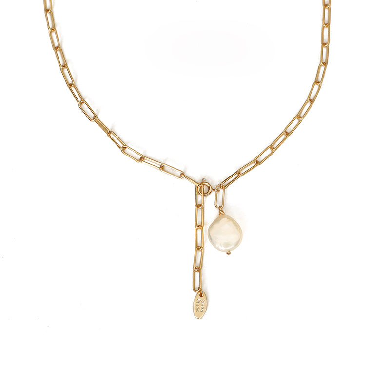 Shaped pearl necklace - Kaldas Online Shopping