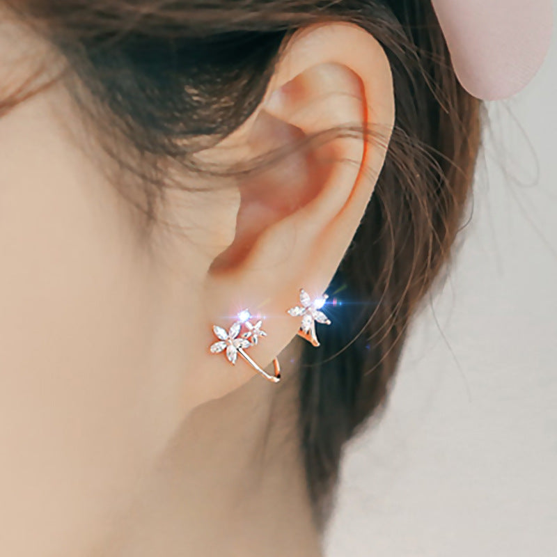 Flowers style earrings - Kaldas Online Shopping