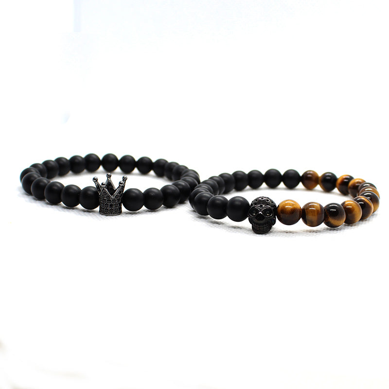 Black beaded Bracelet - Kaldas Online Shopping