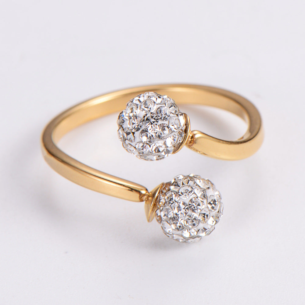 Hollow-out Stainless-Steel Ring