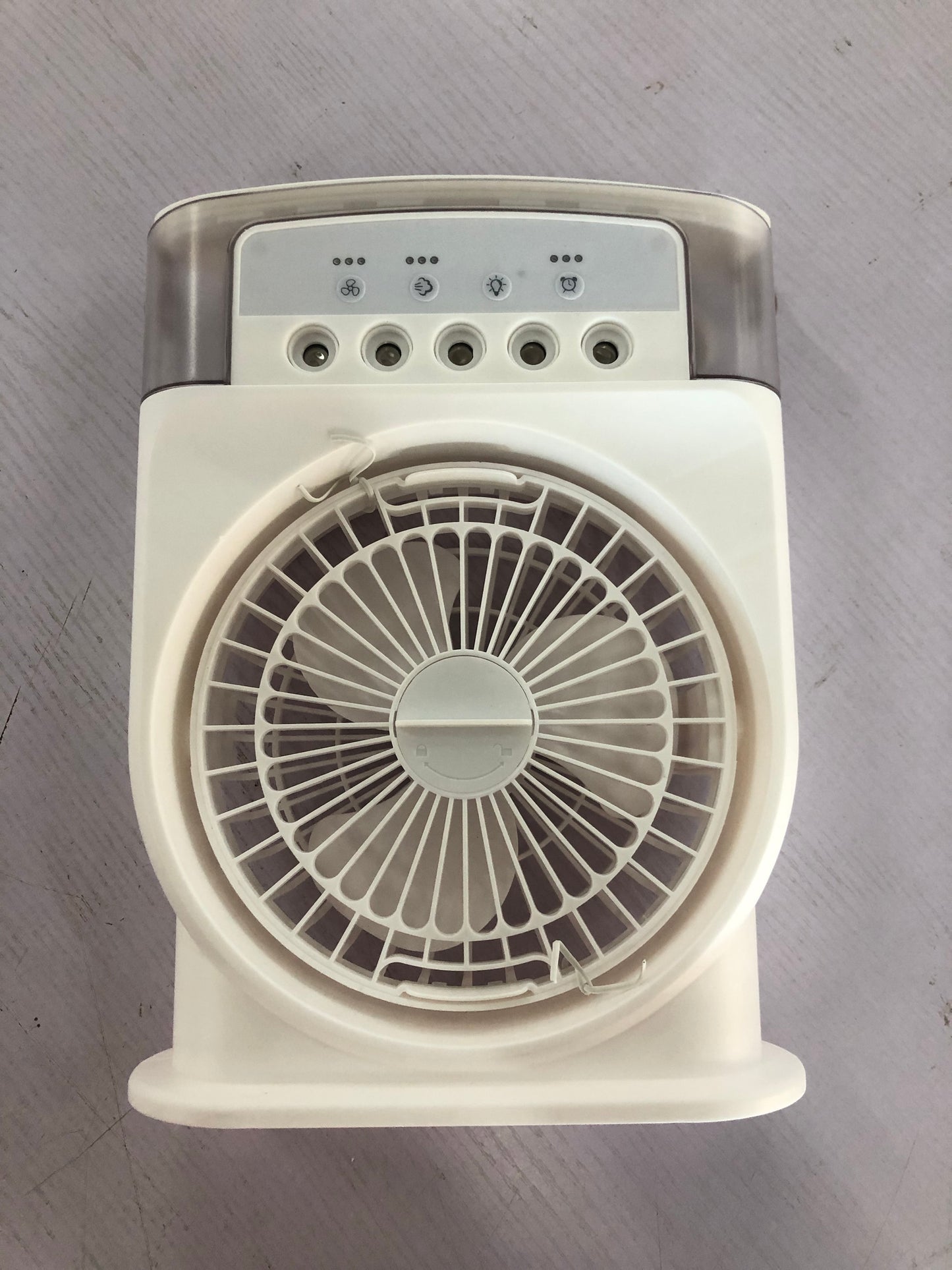 Portable USB Air Cooler with Sprays, Colorful Light, and Humidifier