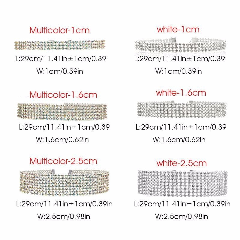 Full Crystal Rhinestone Necklace - Kaldas Online Shopping