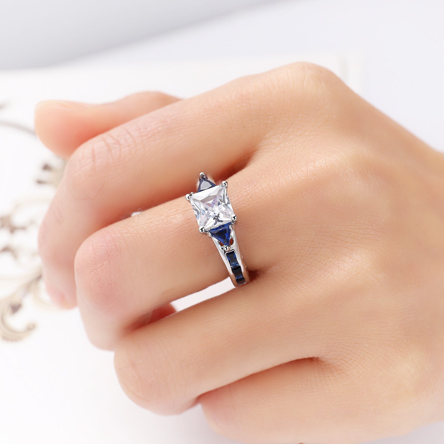 Women's Zircon Ring - Kaldas Online Shopping