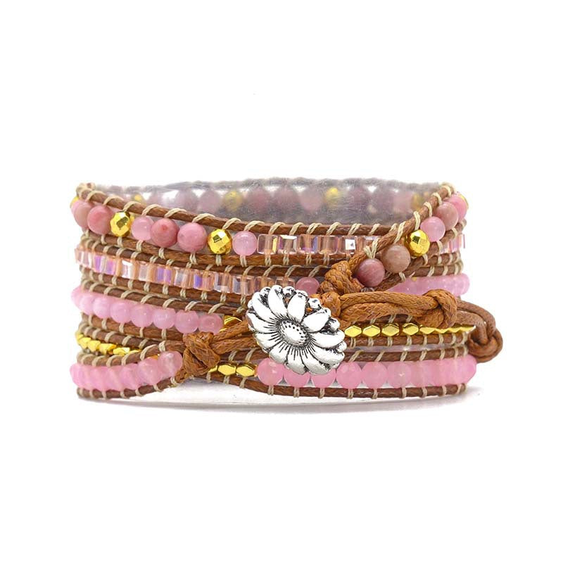Fashion Simple Crystal Woven Watch Band - Kaldas Online Shopping