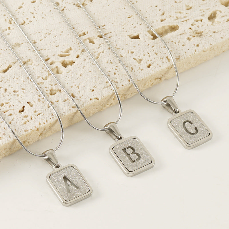 Alphabet Necklace - Kaldas Online Shopping
