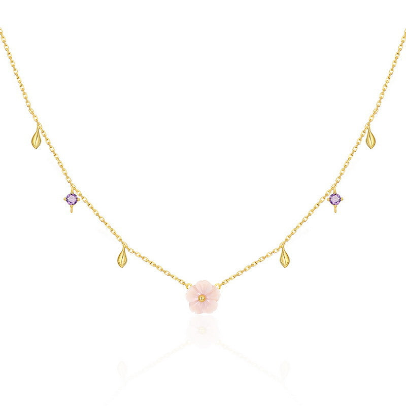 925 Sterling Silver Shell Necklace