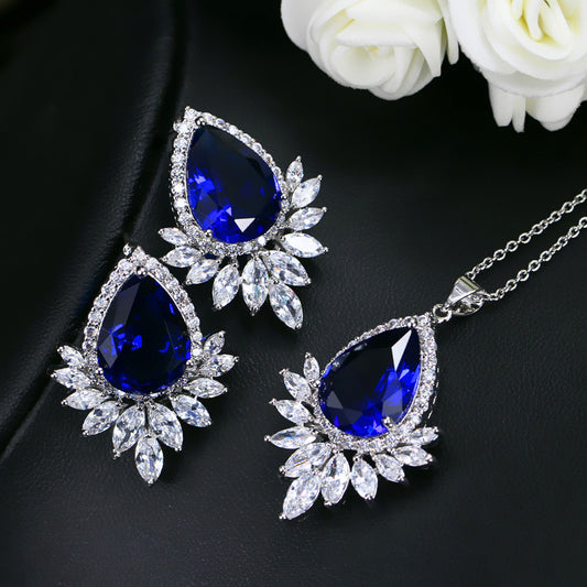 Evening Necklace & Earrings Set - Kaldas Online Shopping