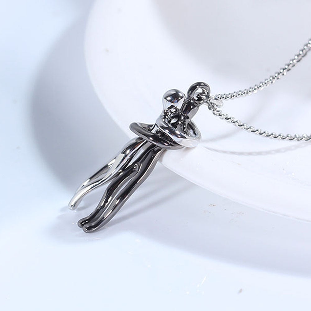 Couple Hug Necklace - Kaldas Online Shopping