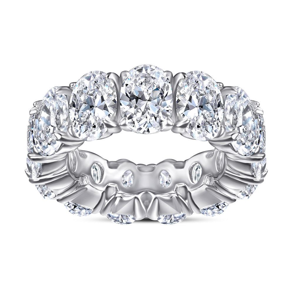 Sterling Silver Zircon Ring