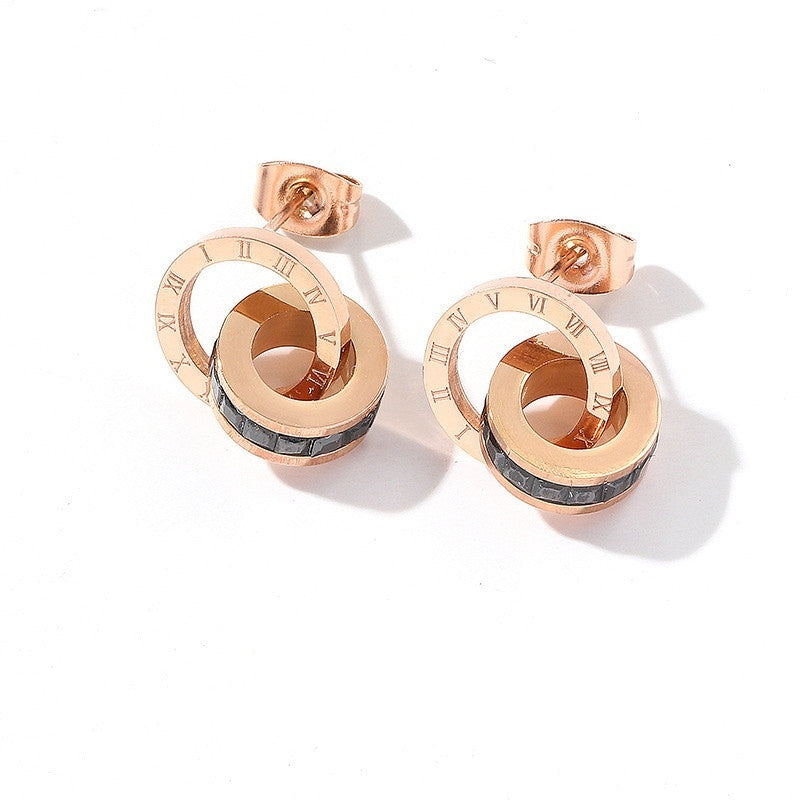 Feminine Titanium Earrings