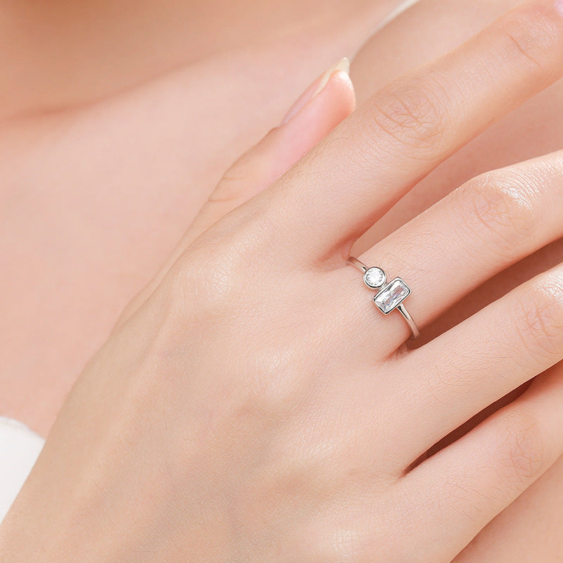 Women's Simple Design S925 Silver Ring - Kaldas Online Shopping