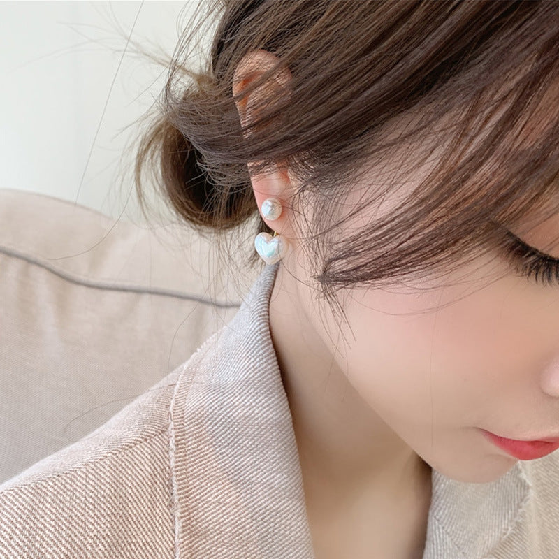 Love Pearl Earrings - Kaldas Online Shopping
