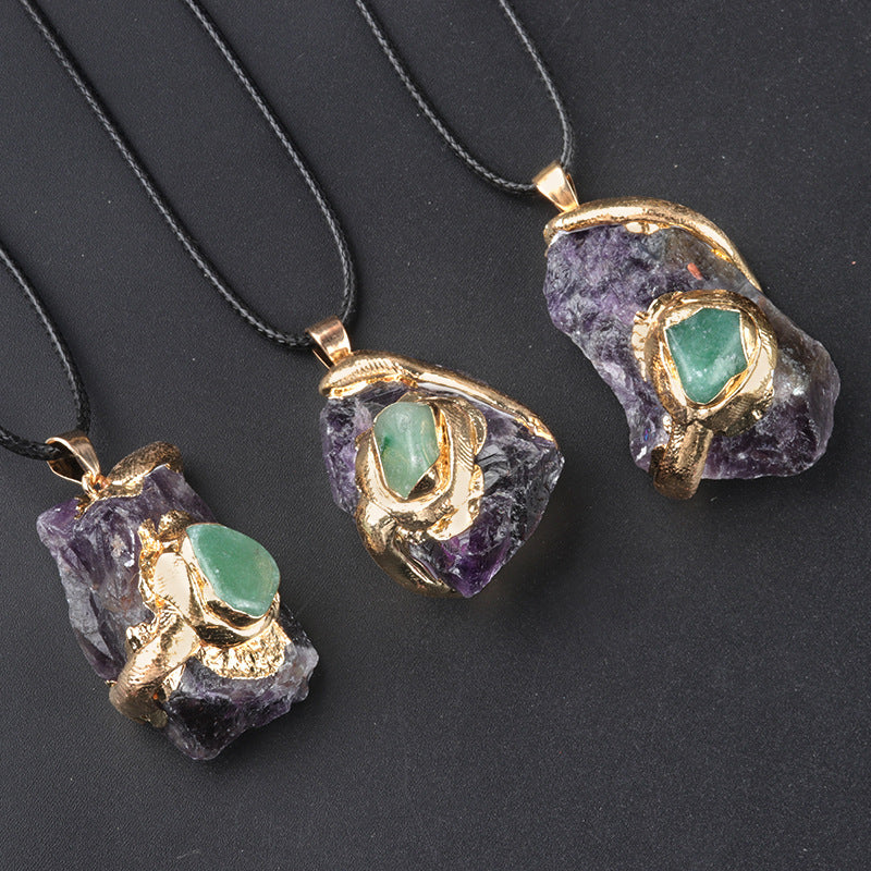 Crystal Stone Multicolor Necklace - Kaldas Online Shopping