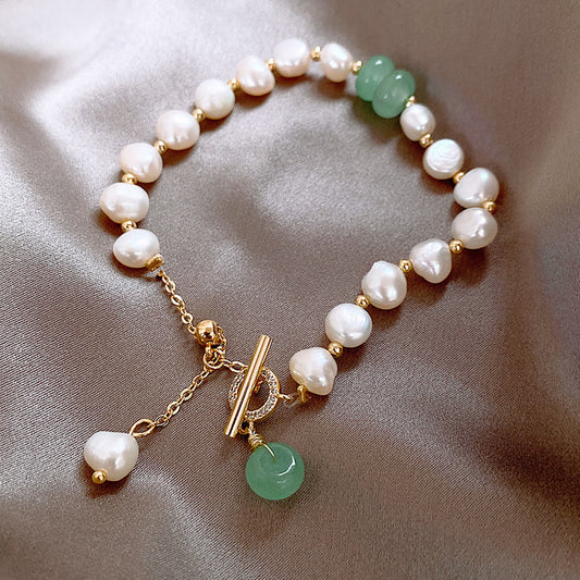 Freshwater Pearl Adjustable Bracelet - Kaldas Online Shopping