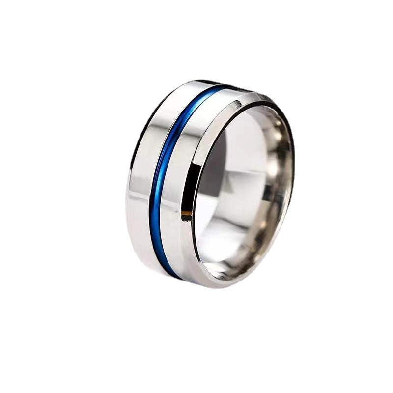 Men's Fashionable Stainless Steel Non-fading Ring - Kaldas Online Shopping