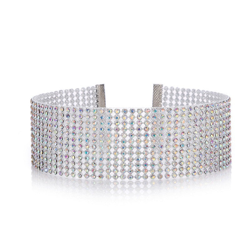 Full Crystal Rhinestone Necklace - Kaldas Online Shopping