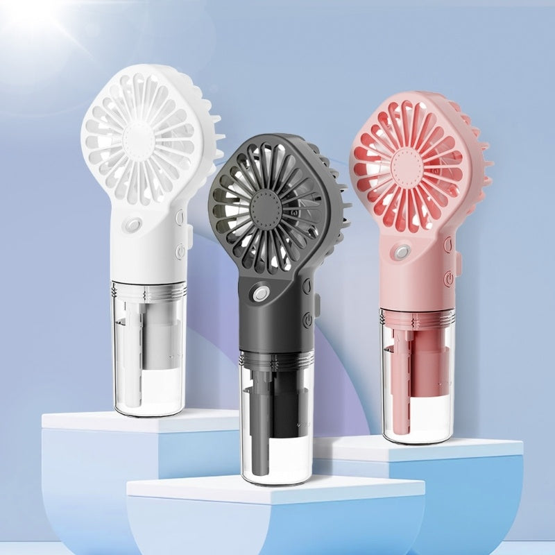 USB Rechargeable Mist Fan with Humidifier - Kaldas Online Shopping